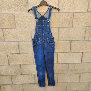 Levis Medium Blue Wash Overalls Womens Size 27
